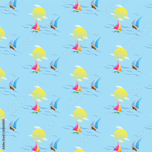 A sailing boat is a symbol of tranquility and serenity, showcasing the beauty of nature and the art of harnessing the wind. As the boat glides through the water, the sound of lapping waves.