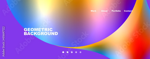 Trendy simple circle gradient abstract background. Vector Illustration For Wallpaper, Banner, Background, Card, Book Illustration, landing page