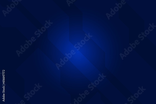 Abstract dark blue background with shape element on back.