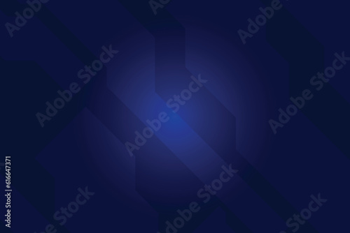 Abstract dark blue background with shape element on back.