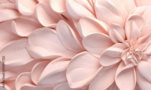  a close up of a pink flower on a white background. generative ai