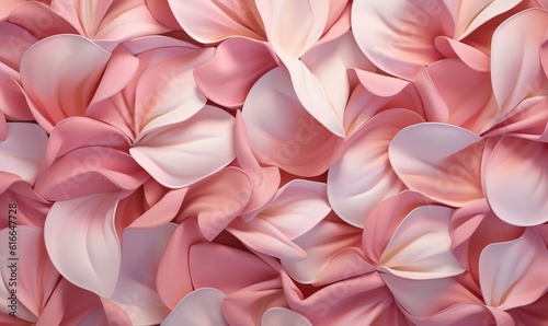  a bunch of pink flowers that are in the air together. generative ai