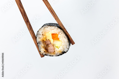 Gimbap, a Rice Roll Korean Food