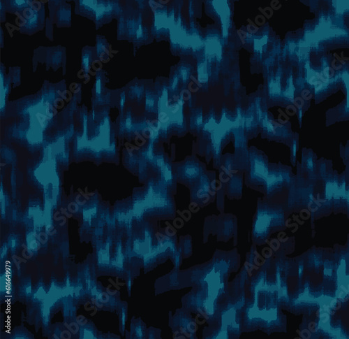 Abstract floral print with eucalyptus branch, geometric shapes and golden elements on white background. Watercolor seamless pattern. Hand drawn marble illustration. Mixed media art