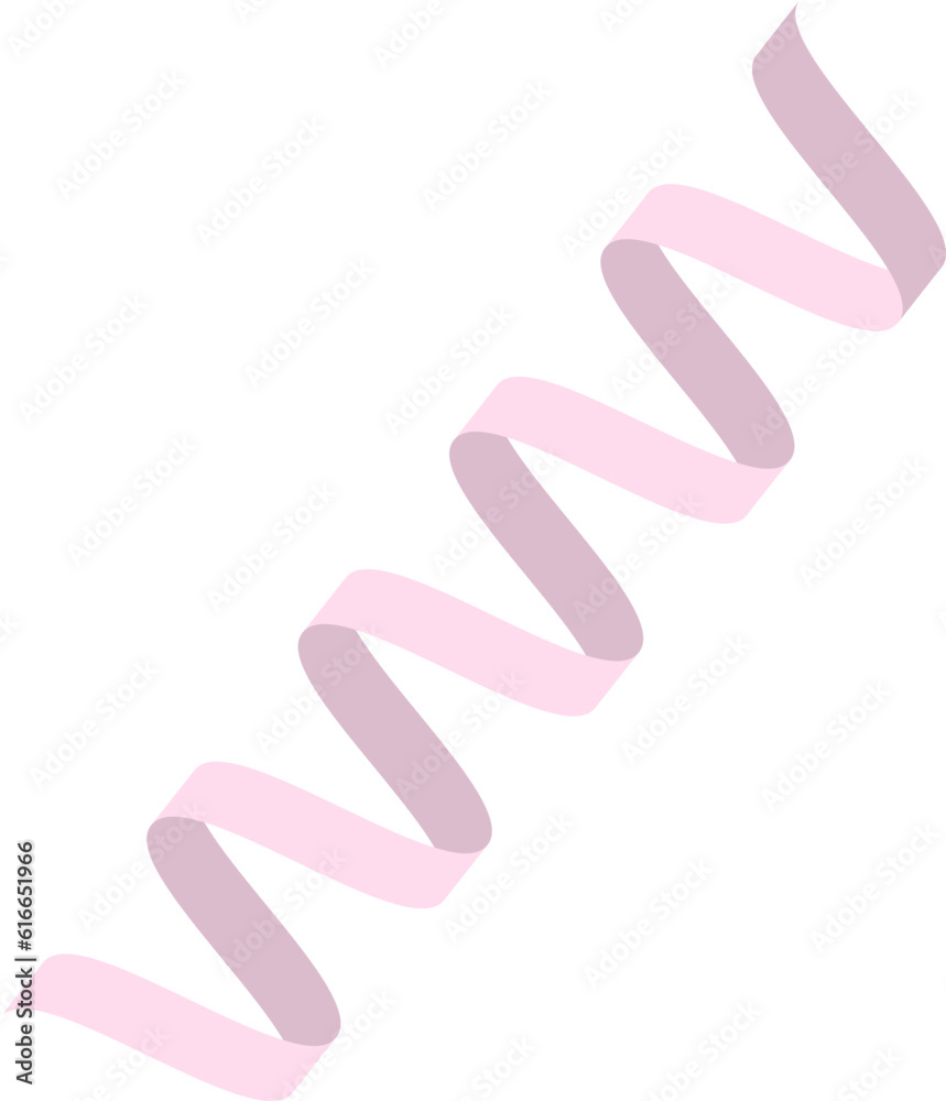 파티 종이 리본 디자인 요소