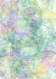 abstract watercolor background rainbow bubbles