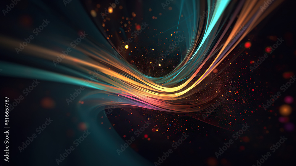 Obraz premium Modern digital abstract 3D background