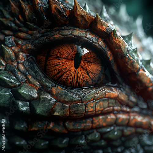 Unveiling the Enigmatic Eyes of Mythical Beings in Stunning Macro Illustrations