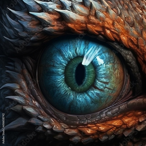 Unveiling the Enigmatic Eyes of Mythical Beings in Stunning Macro Illustrations