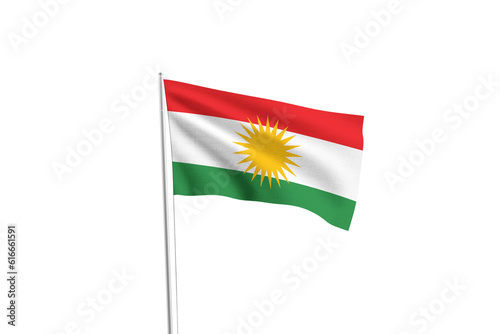 Bild auf Leinwand National flag of Kurdistan - PNG