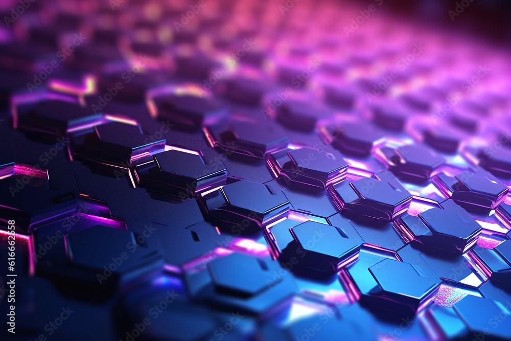 Obraz premium abstract background with hexongon polygon