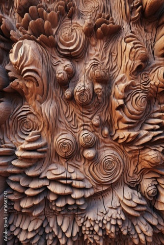 detailed texture of a wooden surface, created with generative ai