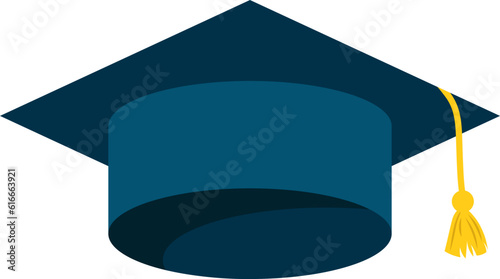Blue Graduation Cap