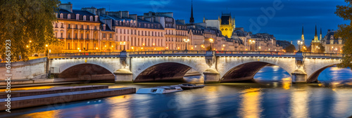 Paris panorama France - Generative AI