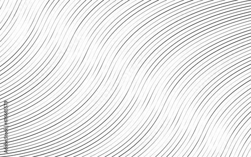 Vector smooth black wavy lines background, for book cover page, business or wedding cards
