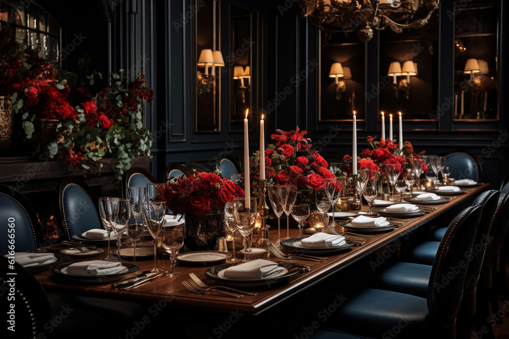 Private Dining Rooms for Exclusive and Intimate Gatherings Generative AI