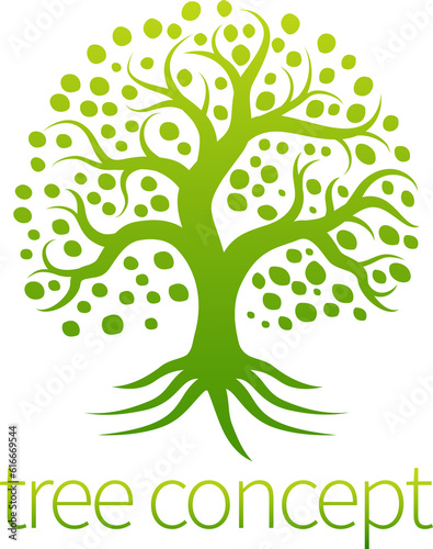 Tree Abstract Stylised Conc...
