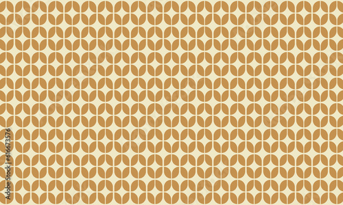 Seamless vector pattern in geometric ornamental style in light background