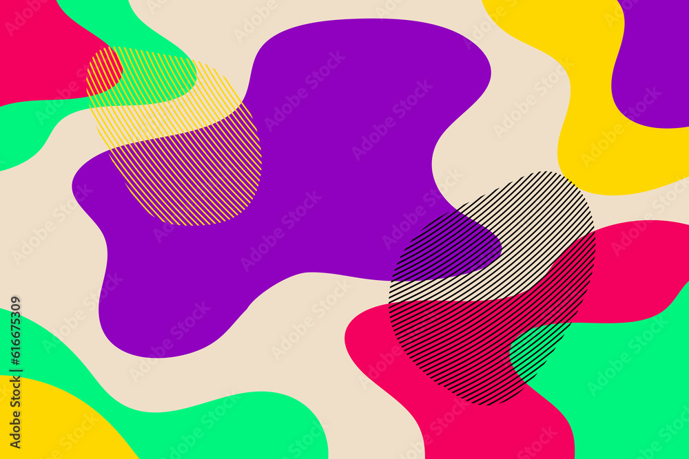 Abstract color fluid shape. Minimal design. Abstract color fluid shape. Minimal design.