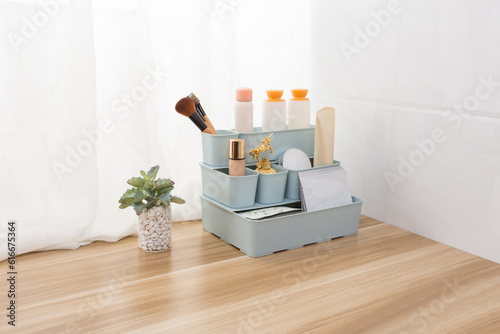 Nordic style portable makeup box storage box storage box organizing box