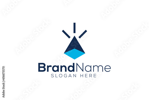 Free Download Blue diamond logo design vector template - GFXLoad