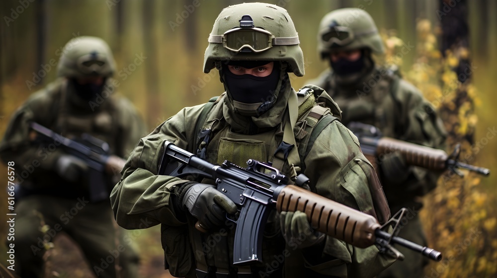 Image of Russian soldiers on the Ukrainian front