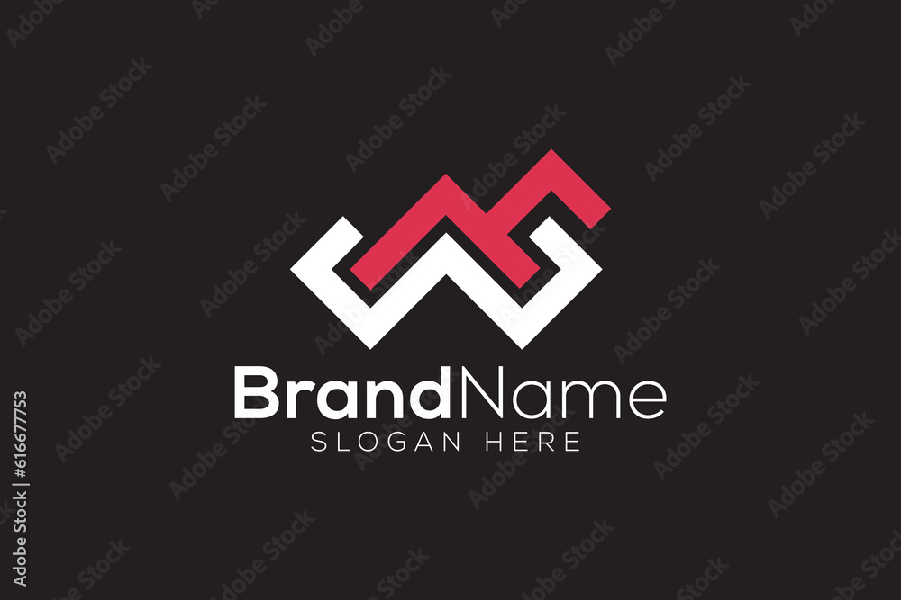 Letter W arrow elevated logo design vector template Letter W arrow elevated logo design vector template