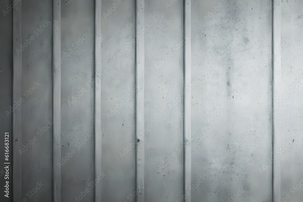 Corrugated metal texture. in concrete wall background for design and decoration. Corrugated metal texture. in concrete wall background for design and decoration.