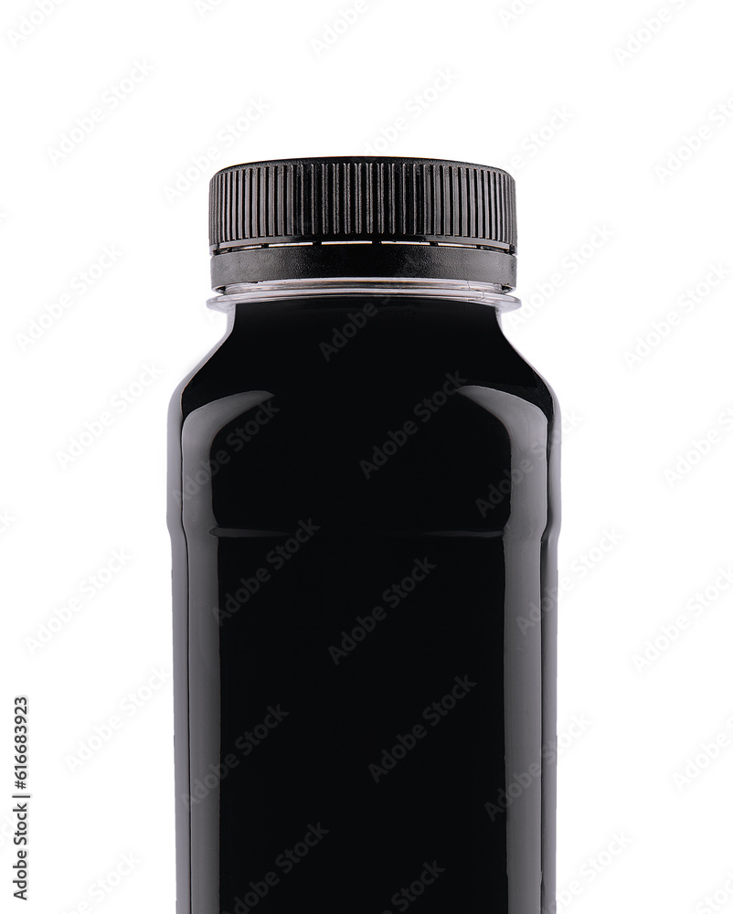 Black sale plastic bottle