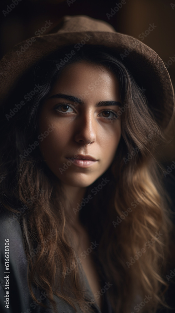 Woman Female Face Street Style Portrait Close Up Photo Digital Generated Realistic Modern Trendy Illustration Artwork Background Woman Female Face Street Style Portrait Close Up Photo Digital Generated Realistic Modern Trendy Illustration Artwork Background