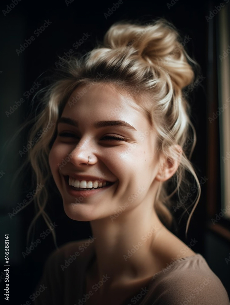 Woman Female Face Street Style Portrait Close Up Photo Digital Generated Realistic Modern Trendy Illustration Artwork Background Woman Female Face Street Style Portrait Close Up Photo Digital Generated Realistic Modern Trendy Illustration Artwork Background