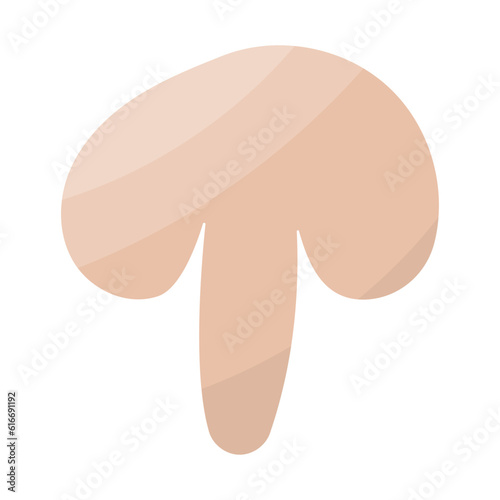 mushroom vegetable piece food vegan icon element