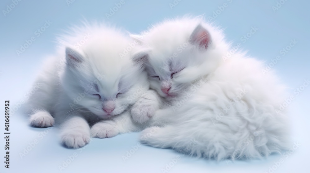 Three cute lazy kittens.AI generated. Three cute lazy kittens.AI generated.