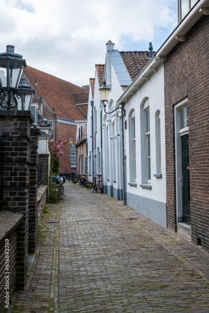 Amersfoort city, monumental and historic city center. Holland.