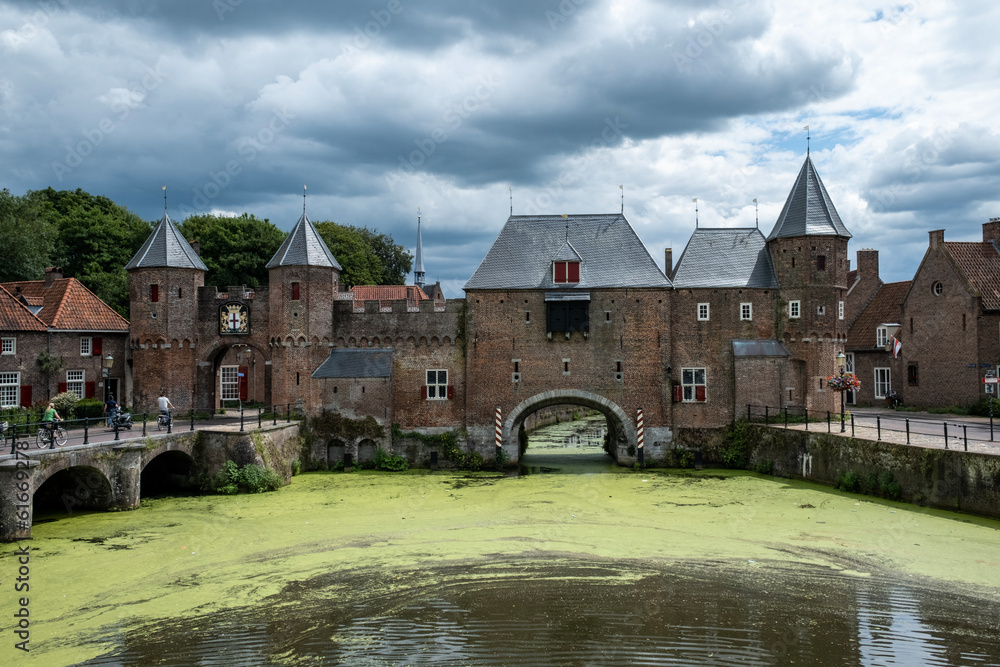 Fototapeta premium Amersfoort city, monumental and historic city center. Holland.