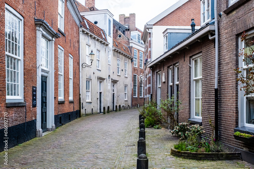 Amersfoort city, monumental and historic city center. Holland.