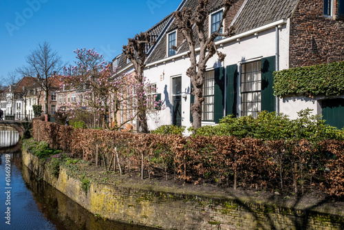 Amersfoort city, monumental and historic city center. Holland.