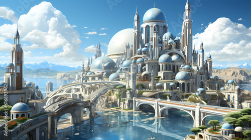 Futuristic Fantasy City