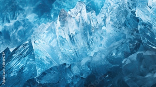 Frozen ice Background