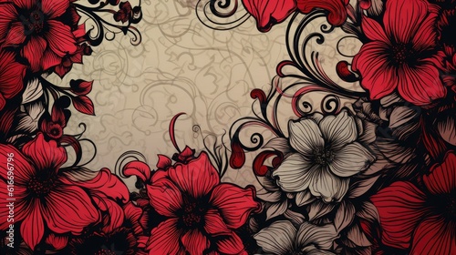 Gothic Floral Background