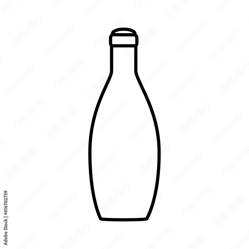 Wine bottle icon vector. Wine illustration sign. bottle symbol or logo. Wine bottle icon vector. Wine illustration sign. bottle symbol or logo.