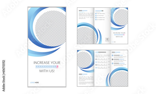 Trifold brochure design template for your design