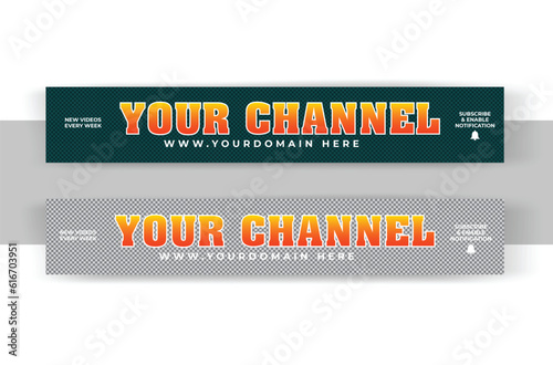 Professional Corporate YouTube Thumbnail Template Design and Most profitable online business idea attractive Abstract Web Banner art, Custom YouTube channel video