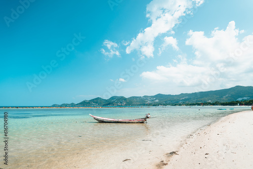 Fototapeta Naklejka Na Ścianę i Meble -  white beach on tropical island