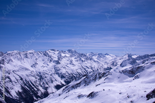 Alpine ski resort in S  lden in Otztal Alps  Tirol  Austria  