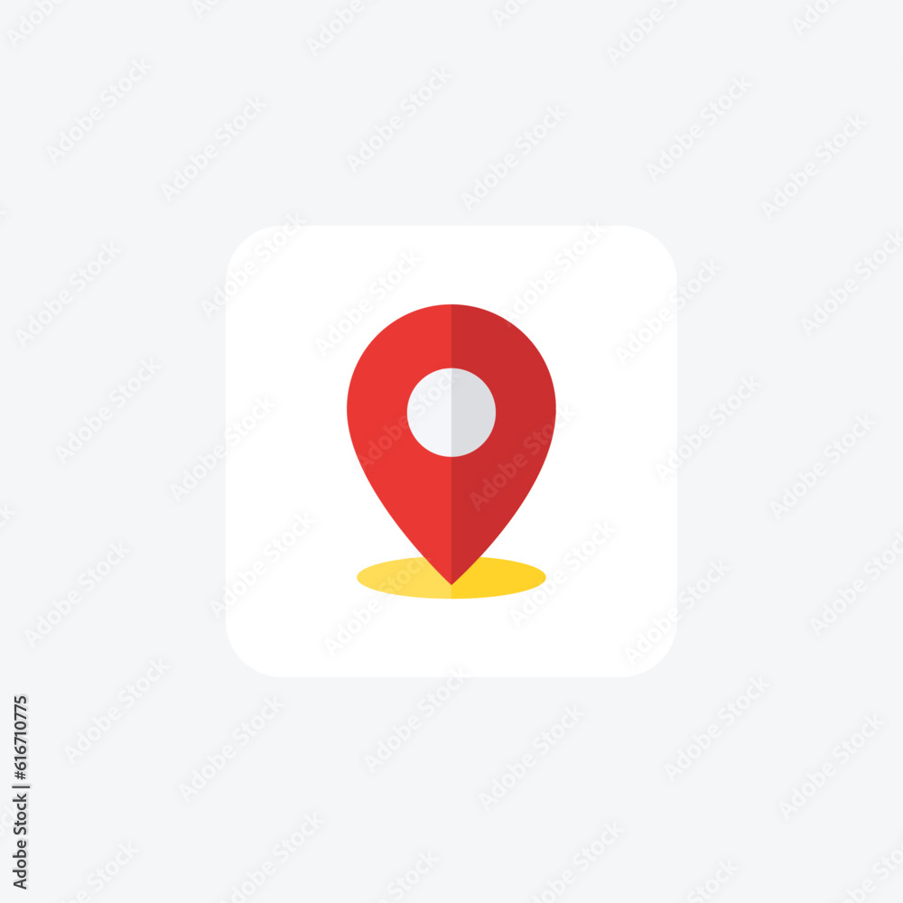 Location, Pin, Shop Location Vector Flat Icon Location, Pin, Shop Location Vector Flat Icon