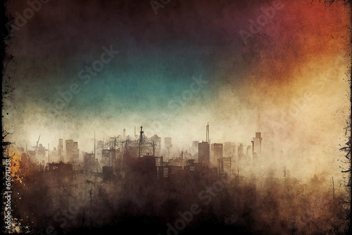 colored grunge dusty texture background