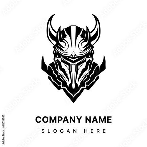 Armor illustration logo design