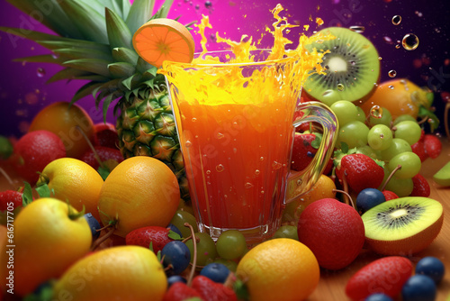 Fruit juice and fruits