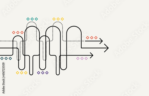 Abstract arrow direction. Technology background. High speed. Hi-tech